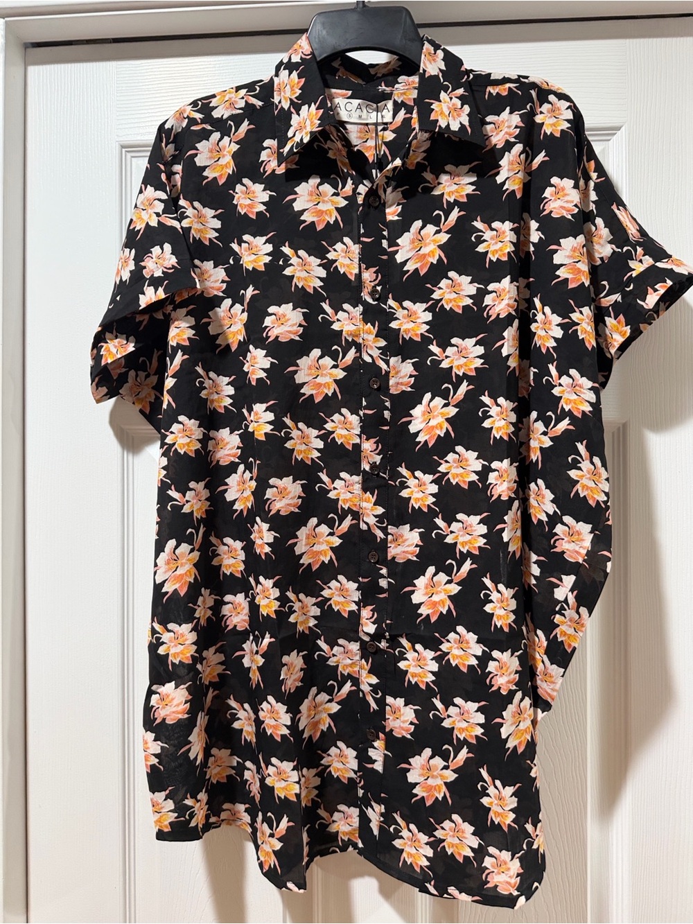 ACACIA *EXCLUSIVE* Mombasa Top in Black Vintage Aloha.